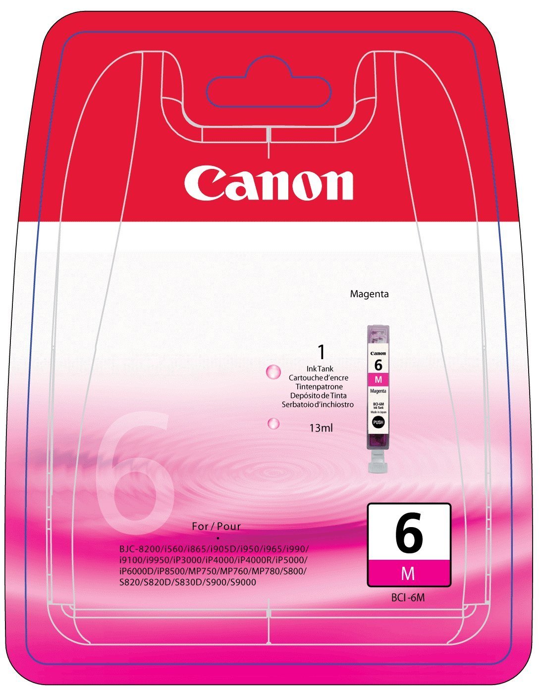 Canon BCI6 Magenta Cartridge ink